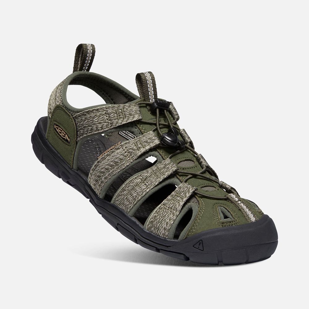 Keen Vandringssandaler Herr Olivgröna - Clearwater Cnx - 354792YAC